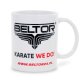 Beltor KUBEK KARATE WE DO LOGO BIAŁY KARATEKA PREZENT SENSEI