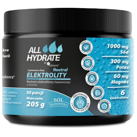 ALLHydrate Elektrolity Neutral 205g 50 porcji