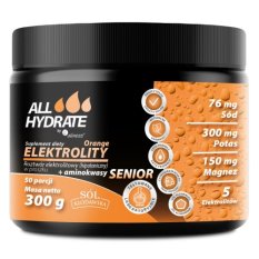 ALLHydrate Elektrolity Senior Orange 300g 50 porcji