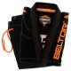 KIMONO BJJ GI VANQUISHER CZARNE POMARAŃCZOWE JIU-JITSU BELTOR