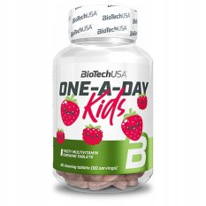 Biotech One a Day Kids 90 tab strawberry-raspberry flavoured