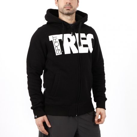 TREC TW BLUZA MĘSKA HOODIE ZIP 005 BLACK