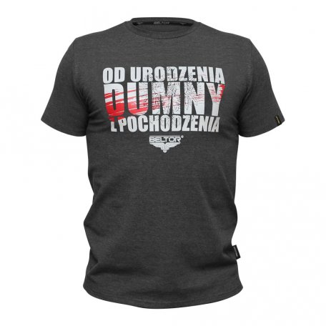 Beltor T-shirt Slim "Od urodzenia Dumny z Pochodzenia"