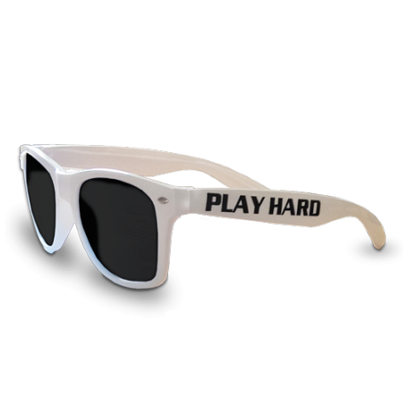 BS OKULARY BIAŁE PLAY HARD