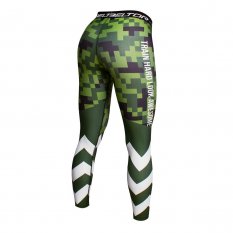 BELTOR BW LEGGINSY DAMSKIE LADIES LEGGINGS PIXEL MORO