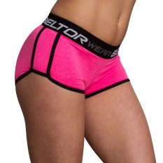 BELTOR BW SPODENKI DAMSKIE WOMEN'S COMPRES SHORTS PINK NEON 01