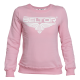 BELTOR BW BLUZA DAMSKA CREWNECK TRAIN HARD LOOK AWESOME PINK