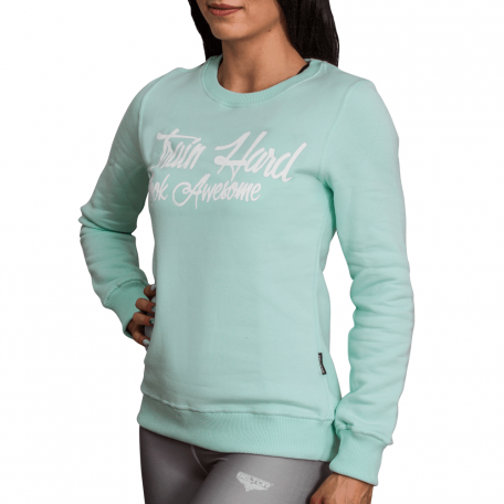 BELTOR BW BLUZA DAMSKA CREWNECK TRAIN HARD LOOK AWESOME MINT