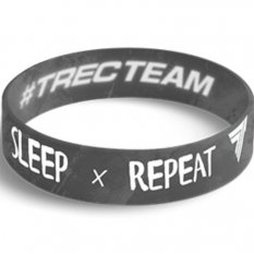 TREC OPASKA SILIKONOWA EAT SLEEP TRAIN GR-WH 082