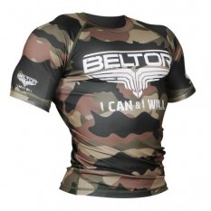 BELTOR BW RASHGUARD SHORT SLEEVE "ARMY" 01
