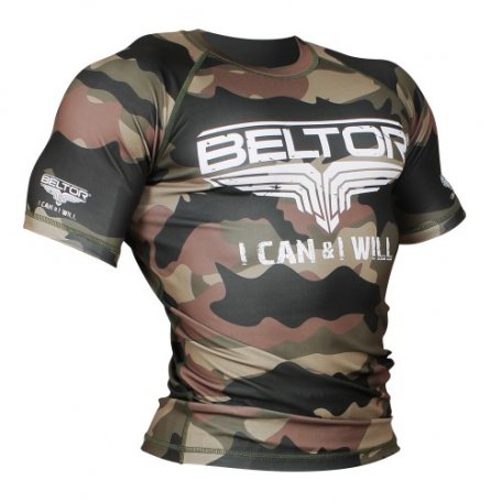 BELTOR BW RASHGUARD SHORT SLEEVE "ARMY" 01