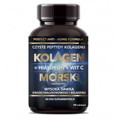 INTENSON KOLAGEN MORSKI + HIALURON + WIT C 90 tab 45 g