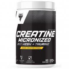 TREC CREATINE MICRONIZED 200 MESH + TAURINE 400 g JAR