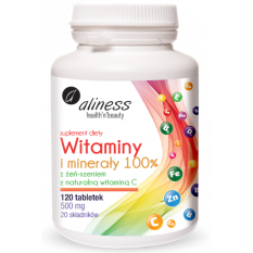 ALINESS WITAMINY I MINERAŁY 100% 120 tab