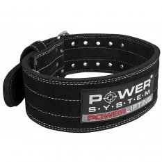 Power System Pas Kulturystyczny Powerlifting Belt Black 3800