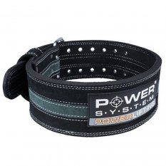 Power System Pas Kulturystyczny Powerlifting Belt Grey 3800