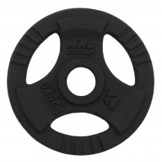 HRD System Obciążenie żeliwne czarne z uchwytami 1,25kg/29mm