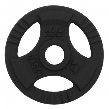 HRD System Obciążenie żeliwne czarne z uchwytami 1,25kg/29mm