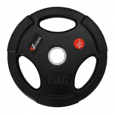 Platinum Fitness Obciążenie olimpijskie w gumie z uchwytami 15kg/51,5mm