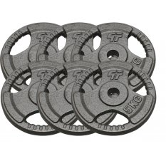 PlatinumFitness Zestaw 30kg Obciążenie żeliwne hammertone 29mm