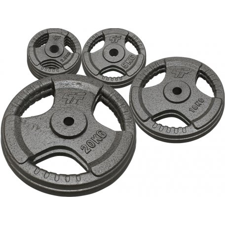 PlatinumFitness zestaw 80kg Obciążenie żeliwne 29mm