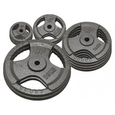 PlatinumFitness zestaw 100kg Obciążenie żeliwne 29mm
