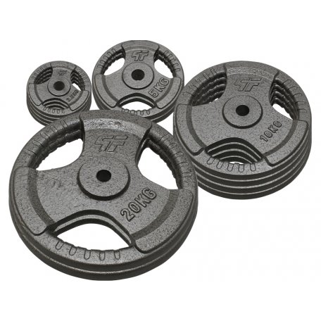 PlatinumFitness zestaw 100kg Obciążenie żeliwne 29mm