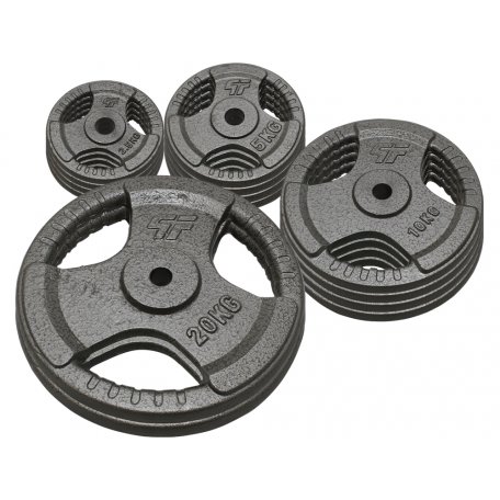 PlatinumFitness Zestaw 110kg Obciążenie żeliwne 29mm