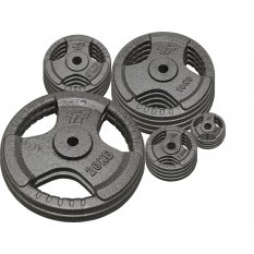 PlatinumFitness Zestaw 115kg Obciążenie żeliwne 29mm