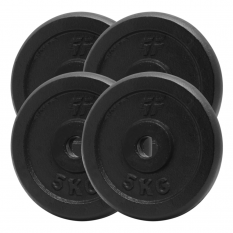PlatinumFitness Zestaw 20kg Obciążenie żeliwne pełne 29mm