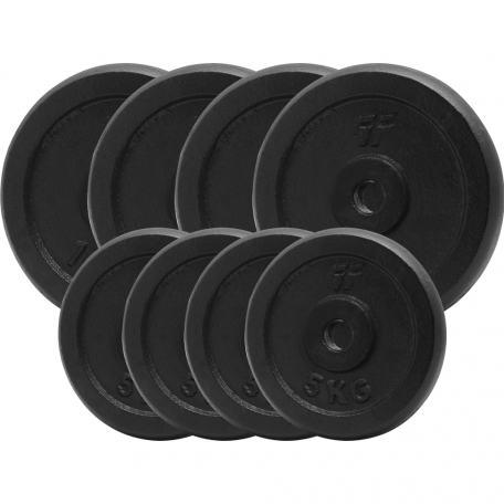 PlatinumFitness Zestaw 60kg Obciążenie żeliwne pełne 29mm