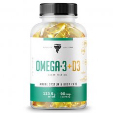 Trec OMEGA 3 + D3 90 kaps